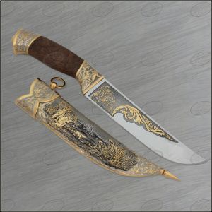 Нож украшенный «Утиная охота» Н5
